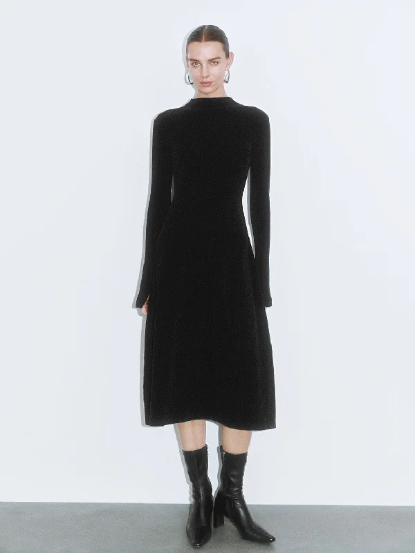 Long Sleeve Knitted Dresses