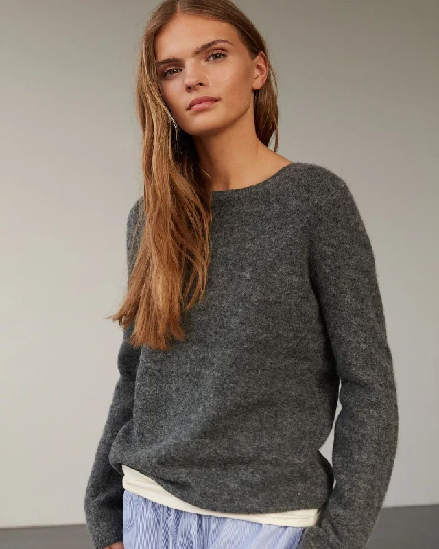 SNOS236-Knit-Dark grey