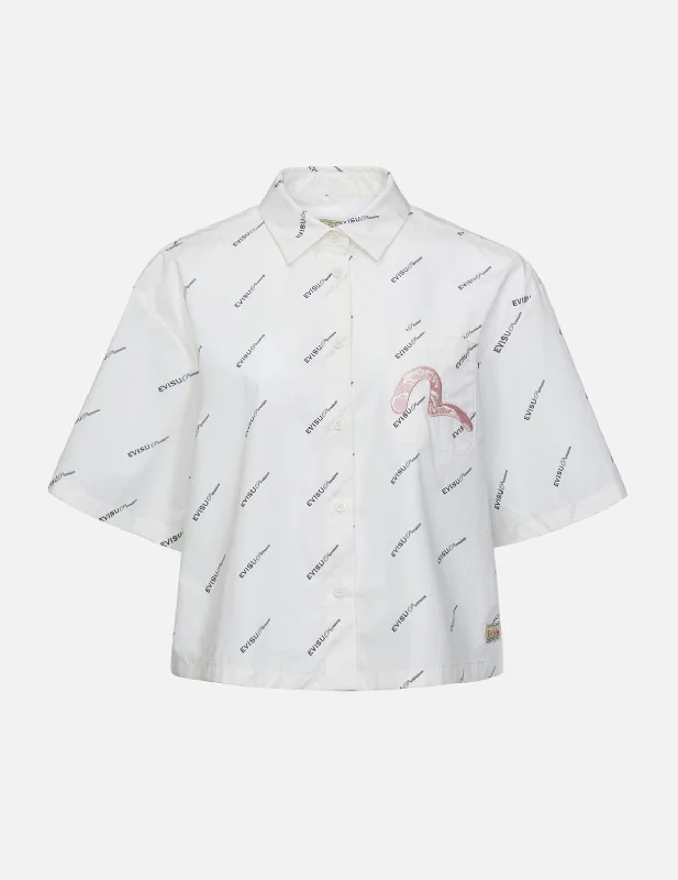 Seagull Embroidered Monogram Shirt