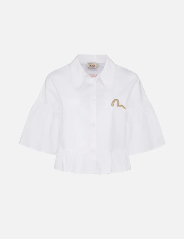 Seagull Patched Fashion Shirt