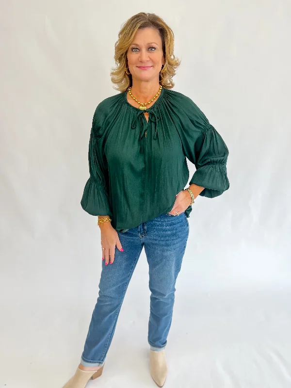 Pure Splendor Satin Blouse