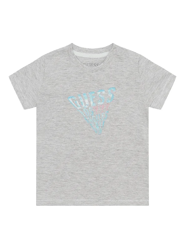 Grey Logo Design T-Shirt (3-18m)