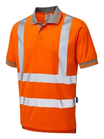 PULSAR Rail Spec Orange Hi Vis Polo Shirt-PR176