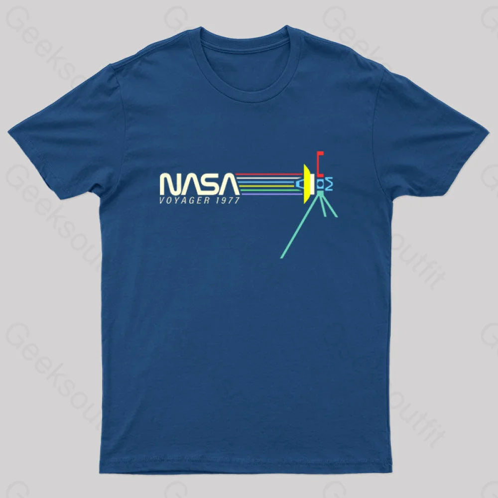 Retro NASA Voyager Spacecraft T-Shirt