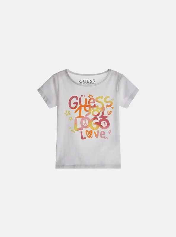 White 1981 Logo Love T-Shirt (2-7)