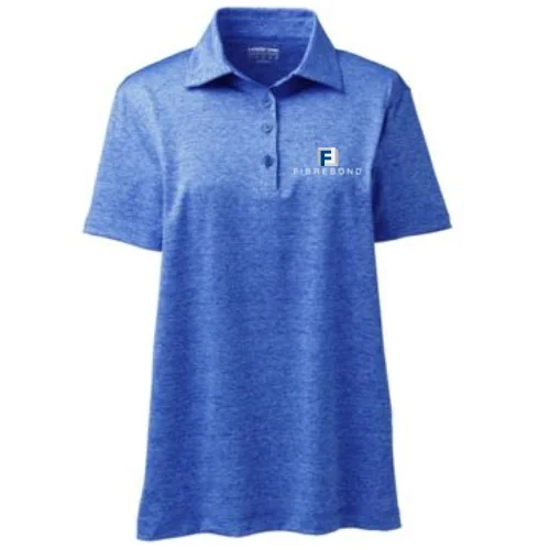 Women's True Blue Space Dye Polo