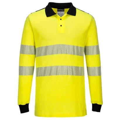 WX3 Flame Resistant Modacrylic Inherent Hi Vis Polo Shirt-FR702