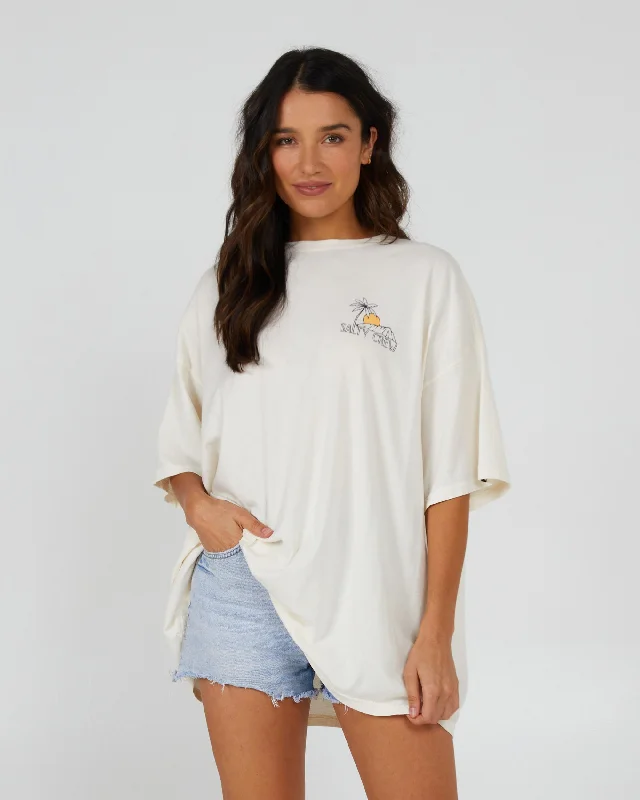 Joy Cover Up Tee - Off White