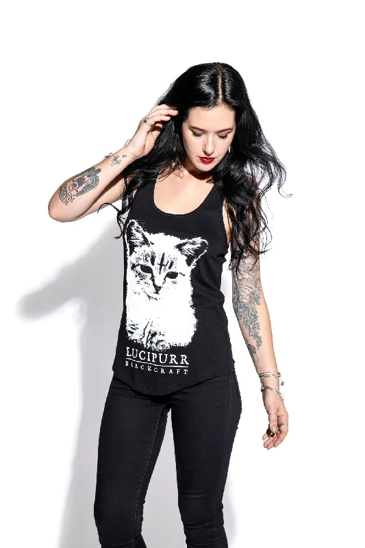 Lucipurr - Racerback Tank