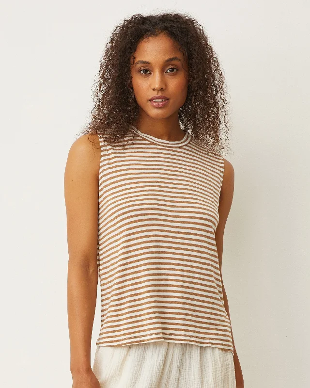 Stripe Muscle Tank