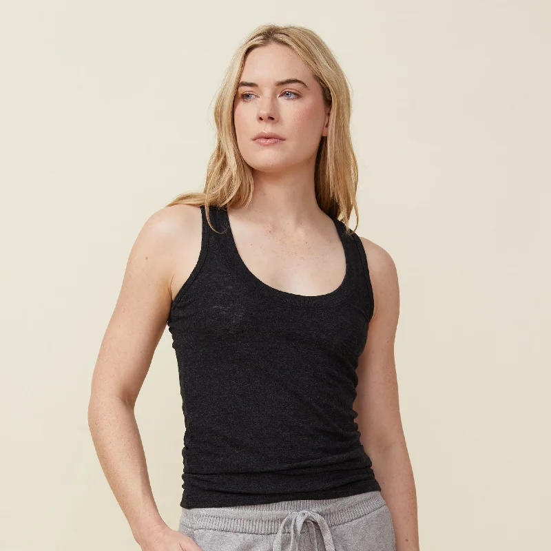 Textured Tri-Blend Narrow Tank