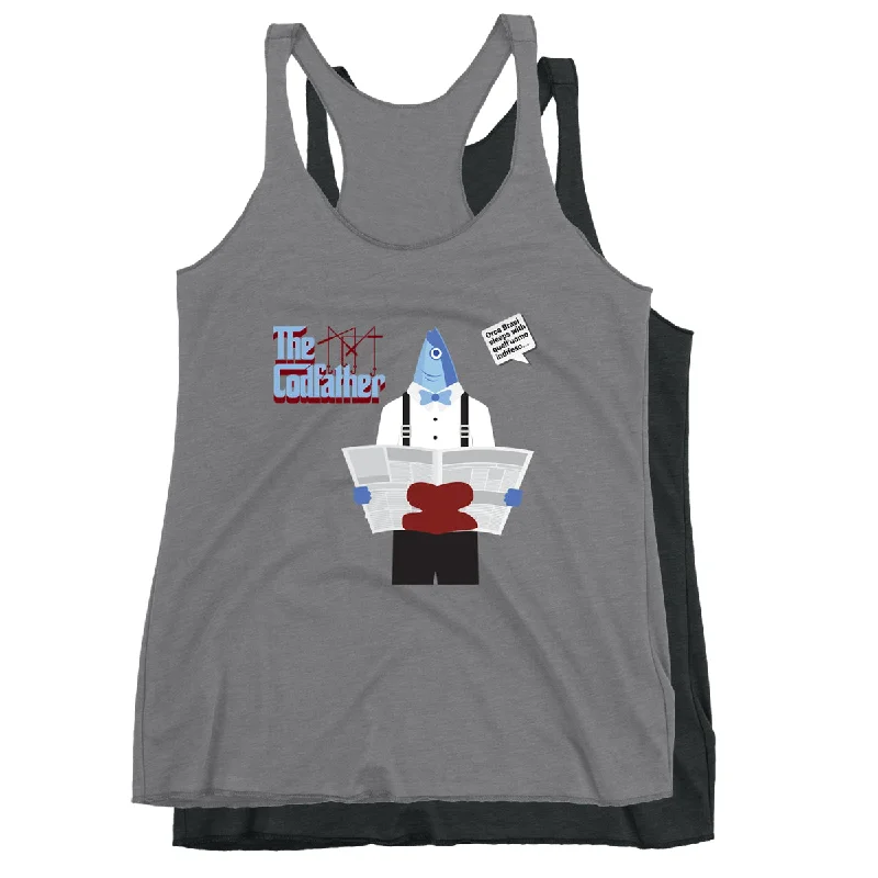 Movie The Food™ "The Codfather" Women's Racerback Tank Top