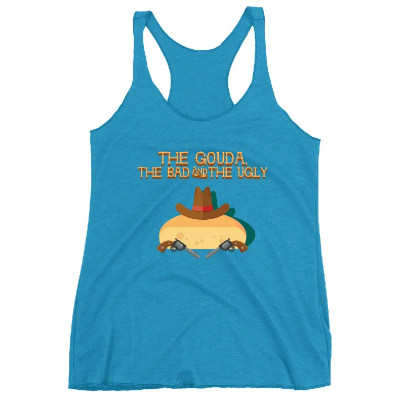 Movie The Food™ "The Gouda, The Bad, The Ugly" Women's Racerback Tank Top