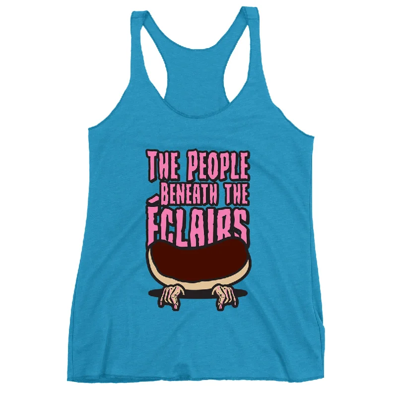 Movie The Food™ "The People Beneath The Eclairs" Women's Racerback Tank Top