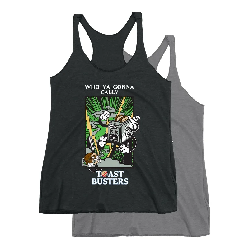 Movie The Food™ "Toastbusters" Women's Racerback Tank Top