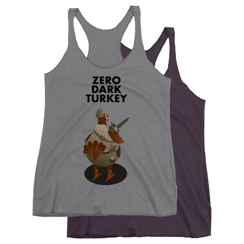 Movie The Food™ "Zero Dark Turkey" Women's Racerback Tank Top