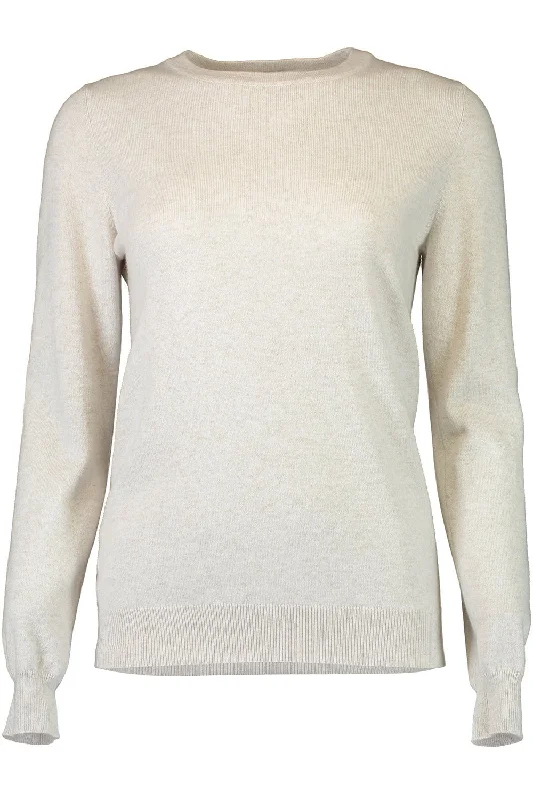 Monili Detail Basic Crewneck Pullover