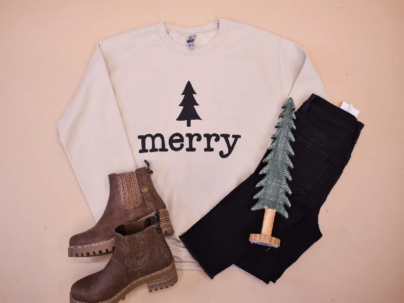 Basic Merry Tree Pullover