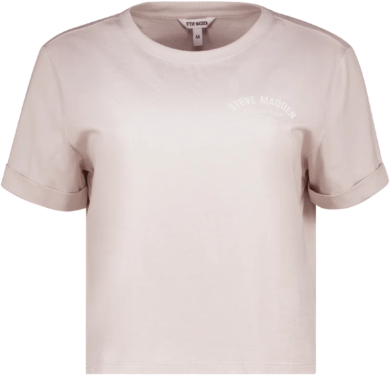 PAMALA CHAMPAGNE BASIC LOGO TEE